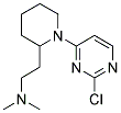 2-[1-(2-chloropyrimidin-4-yl)piperidin-2-yl]-N,N-dimethylethanamine Struktur