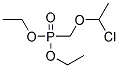 1-CHLOROETHOXYMETHYL PHOSPHONIC ACID DIETHYL ESTER Struktur