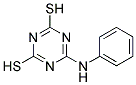 2-Anilino-4,6-dimercapto-s-triazine Struktur