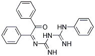 1-(A-BENZOYLBENZYLIDENE)-5-PHENYLBIGUANIDE Struktur