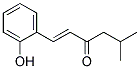 1-(O-HYDROXYPHENYL)-5-METHYL-1-HEXEN-3-ONE Struktur