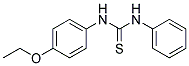 1-(P-ETHOXYPHENYL)-3-PHENYL-2-THIOUREA Struktur