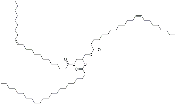 1,2,3-PROPANETRIYLTRIS(CIS-13-DOCOSENOATE) Struktur