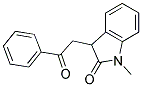 1-METHYL-3-PHENACYL-2-INDOLINONE Struktur