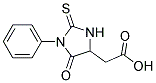 1-PHENYL-5-OXO-2-THIOXO-4-IMIDAZOLIDINEACETICACID Struktur