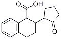 2-(2-OXOCYCLOPENTYL)-1,2,3,4-TETRAHYDRO-1-NAPHTHOICACID Struktur