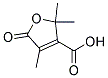 2,2,4-TRIMETHYL-5-OXO-2,5-DIHYDRO-3-FURANCARBOXYLICACID Struktur