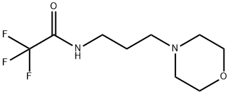 2,2,2-Trifluoro-N-(3-morpholin-4-yl-propyl)-acetamide Struktur