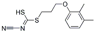 [2-(2,3-Dimethylphenoxy)ethyl]methyl-cyanocarbonimidodithioate Struktur