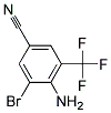 2-Bromo-4-cyano-6-(trifluoromethyl)aniline Struktur