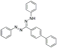 1,5-DIPHENYL-3-(4-BIPHRNYLYL)FORMAZAN Struktur