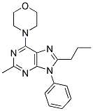 2-METHYL-6-MORPHOLINO-9-PHENYL-8-PROPYL-9H-PURINE Struktur