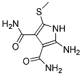 2-AMINO-5-(METHYLTHIO)-1H-PYRROLE-3,4-DICARBOXAMIDE Struktur