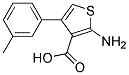 2-AMINO-4-M-TOLYL-THIOPHENE-3-CARBOXYLIC ACID Struktur