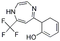 2,3-DIHYDRO-2-[7-TRIFLUOROMETHYL-1H-1,4-DIAZEPIN-5-YL]PHENOL Struktur