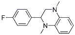 2-(4-FLUOROPHENYL)-1,2,3,4-TETRAHYDRO-1,4-DIMETHYLQUINOXALINE Struktur