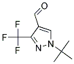 1-TERT-BUTYL-3-(TRIFLUOROMETHYL)-1H-PYRAZOLE-4-CARBALDEHYDE Struktur