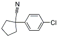 1-(4-CHLOROPHENYL)-1-CYCLOPENTANECARBONITRILE Struktur