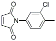 1-(3-CHLORO-4-METHYLPHENYL)-1H-PYRROLE-2,5-DIONE Struktur