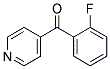 (2-FLUOROPHENYL)-4-PYRIDINYL-METHANONE Struktur