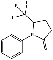 1-PHENYL-5-TRIFLUOROMETHYL-PYRROLIDIN-2-ONE Struktur