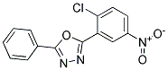 2-(2-CHLORO-5-NITROPHENYL)-5-PHENYL-1,3,4-OXADIAZOLE, TECH Struktur