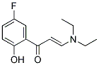 (2E)-3-(DIETHYLAMINO)-1-(5-FLUORO-2-HYDROXYPHENYL)PROP-2-EN-1-ONE Struktur