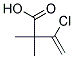 2,2-DIMETHYL-3-CHLORO-3-BUTENOIC ACID Struktur