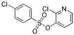 2-CHLORO-3-PYRIDYL 4-CHLOROBENZENE-1-SULPHONATE Struktur