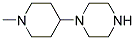 1-(N-METHYLPIPERIDIN-4-YL)PIPERAZIN Struktur