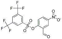 2-FORMYL-4-NITROPHENYL 3,5-DI(TRIFLUOROMETHYL)BENZENE-1-SULPHONATE Struktur