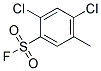 2,4-DICHLORO-5-METHYLBENZENE-1-SULPHONYL FLUORIDE Struktur