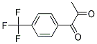 1-[4-(TRIFLUOROMETHYL)PHENYL]PROPANE-1,2-DION Struktur