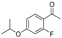 2'-FLUORO-4'-ISOPROPOXYACETOPHENON Struktur