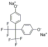 2,2-BIS(4-HYDROXYPHENYL)HEXAFLUOROPROPANE, DISODIUM SALT (97% MIN.) Struktur