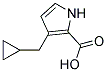 1-CYCLOPROPYLMETHYL-PYRROLE-2-CARBOXYLIC ACID Struktur