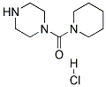 1-(PIPERIDIN-1-YLCARBONYL)PIPERAZINE HYDROCHLORIDE Struktur