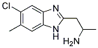 2-AMINOPROPYL-5(6)-METHYL-CHLORO-BENZIMIDAZOLE Struktur