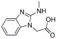 [2-(METHYLAMINO)-1H-BENZIMIDAZOL-1-YL]ACETIC ACID Struktur