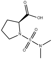 1-DIMETHYLSULFAMOYL-PYRROLIDINE-2-CARBOXYLIC ACID Struktur