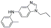 (1-PROPYL-1H-BENZOIMIDAZOL-5-YL)-O-TOLYL-AMINE Struktur