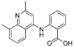 2-[(2,8-DIMETHYLQUINOLIN-4-YL)AMINO]BENZOIC ACID Struktur