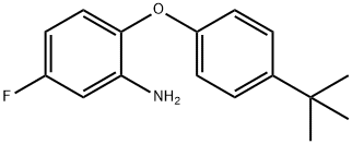 2-[4-(TERT-BUTYL)PHENOXY]-5-FLUOROPHENYLAMINE Struktur