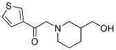 1-(3-HYDROXYMETHYL-PIPERIDIN-1-YL)-2-THIOPHEN-3-YL-ETHANONE Struktur