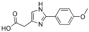 [2-(4-METHOXY-PHENYL)-IMIDAZOL-4-YL]-ACETIC ACID Struktur