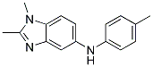 (1,2-DIMETHYL-1H-BENZOIMIDAZOL-5-YL)-P-TOLYL-AMINE Struktur