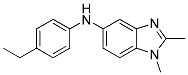 (1,2-DIMETHYL-1H-BENZOIMIDAZOL-5-YL)-(4-ETHYL-PHENYL)-AMINE Struktur