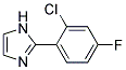 2-(2-CHLORO-4-FLUORO-PHENYL)-1H-IMIDAZOLE Struktur