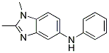 (1,2-DIMETHYL-1H-BENZOIMIDAZOL-5-YL)-PHENYL-AMINE Struktur