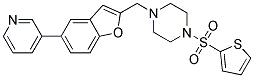 1-[(5-PYRIDIN-3-YL-1-BENZOFURAN-2-YL)METHYL]-4-(2-THIENYLSULFONYL)PIPERAZINE Struktur